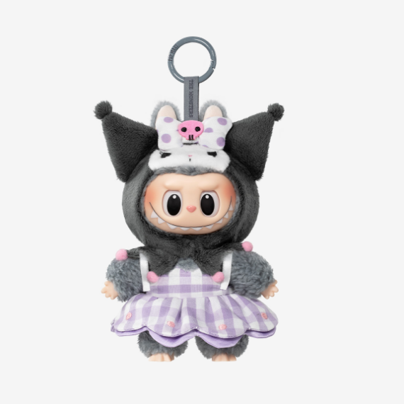 THE MONSTERS Labubu × Hello Kitty and Friends Series – Blind Box con Ciondolo in Peluche e Vinile